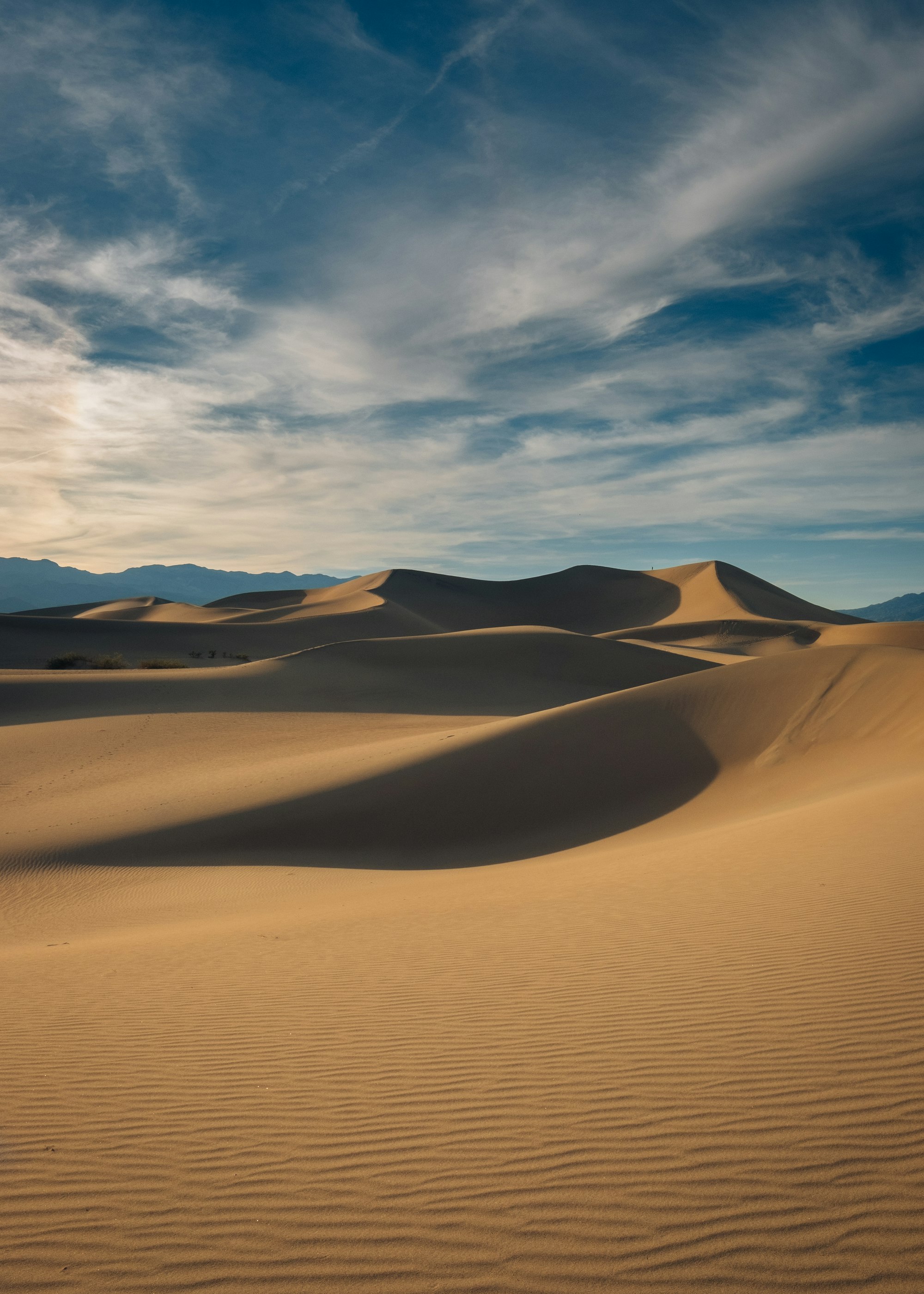 Warm desert dunes